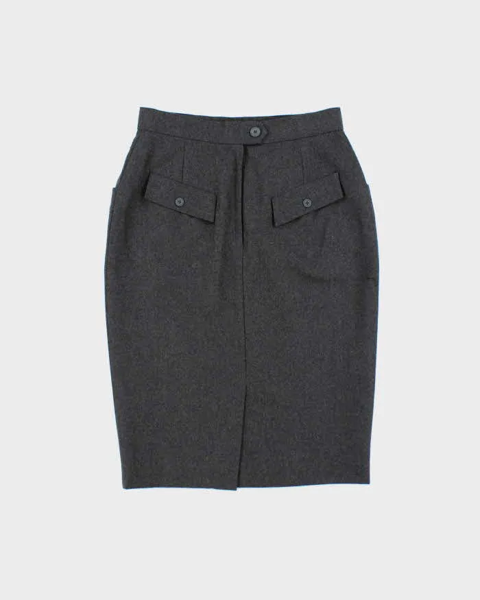 Vintage 1980s JMT Wool Pencil Skirt - XS sold by Rokit product image thumbnail 2