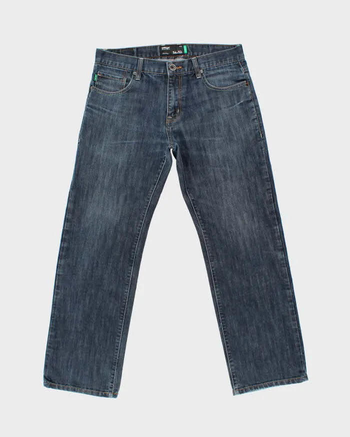 Vintage Y2K Oakley Raw Denim Wide Leg Jeans - W35 L32 sold by Rokit