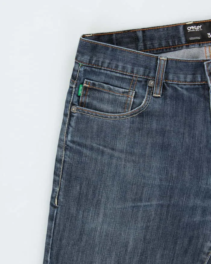 Vintage Y2K Oakley Raw Denim Wide Leg Jeans - W35 L32 sold by Rokit product image thumbnail 4