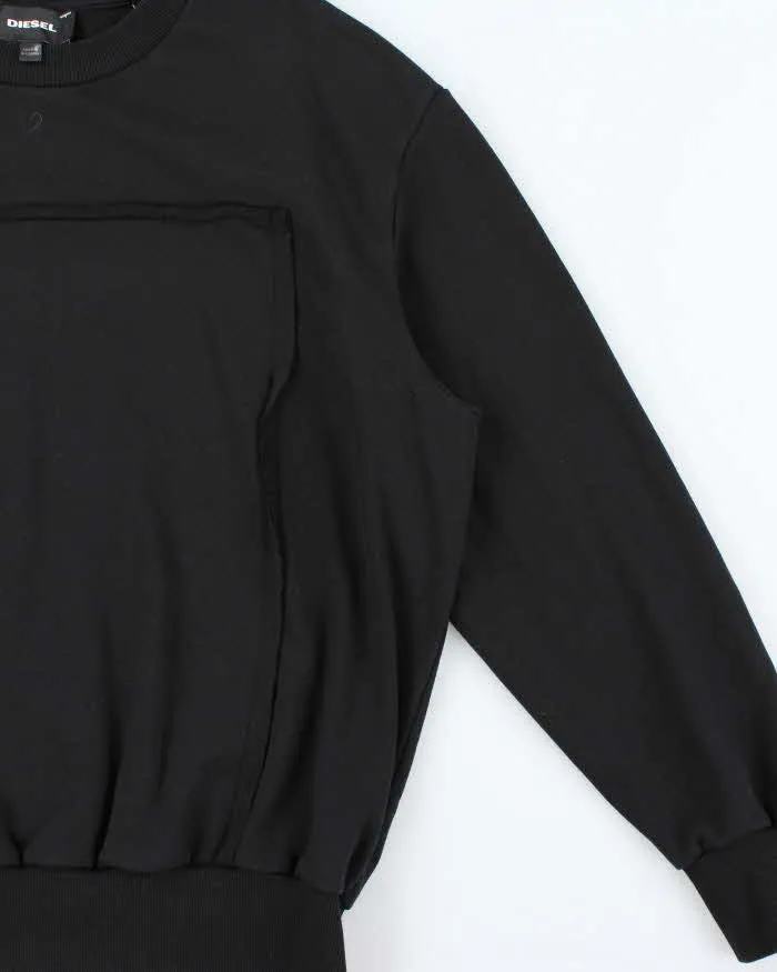 Vintage Diesel Exposed Seam Heavyweight Crewneck Sweatshirt - L sold by Rokit product image thumbnail 3