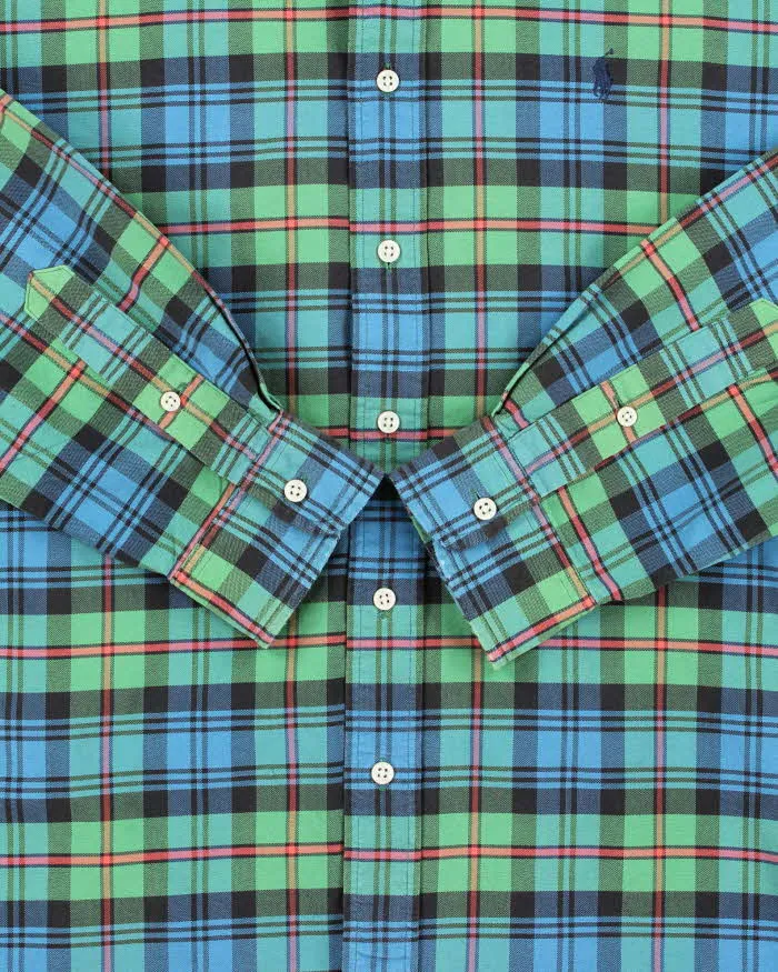 Vintage Y2K 00s Ralph Lauren Heavyweight Plaid Long Sleeve Shirt - L sold by Rokit product image thumbnail 4
