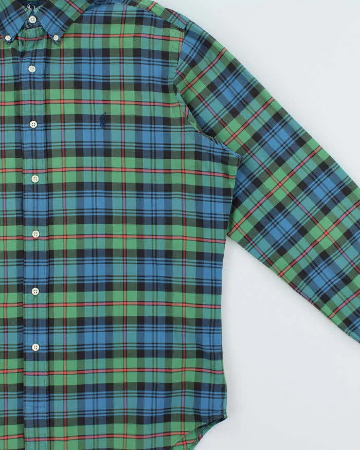 Vintage Y2K 00s Ralph Lauren Heavyweight Plaid Long Sleeve Shirt - L sold by Rokit product image thumbnail 3