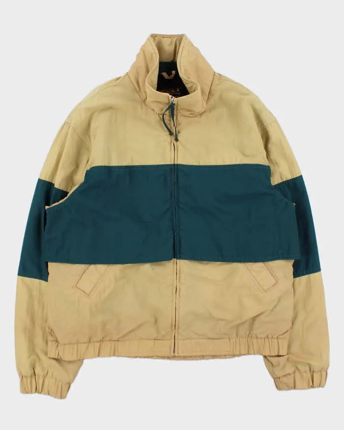 Vintage 1990s Eddie Bauer Made In USA Fleece Lined Shell Jacket - L sold by Rokit