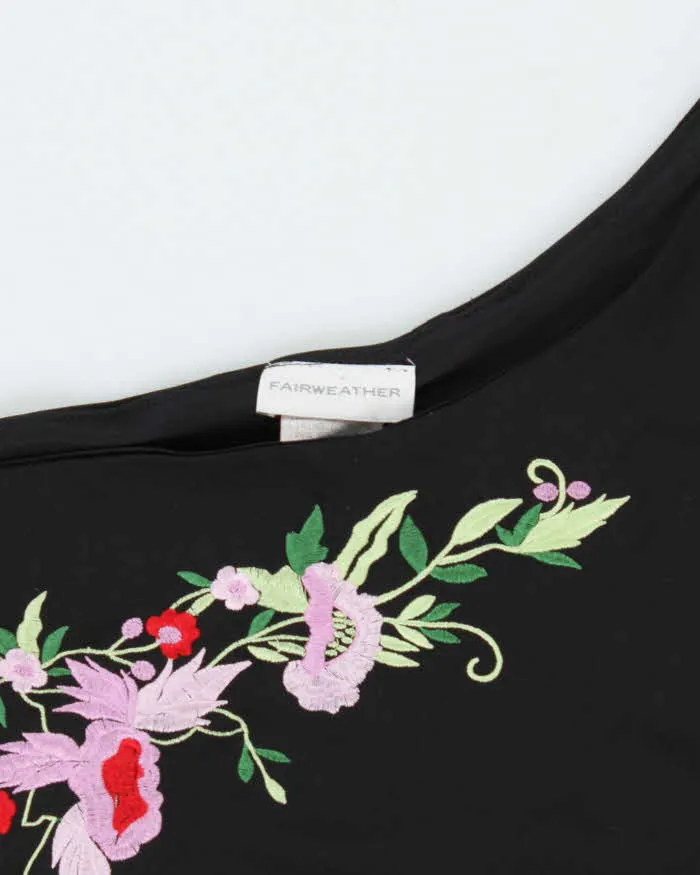 Vintage 90s 00s Fairweather Embroidered One Shoulder Maxi Dress - L sold by Rokit product image thumbnail 5