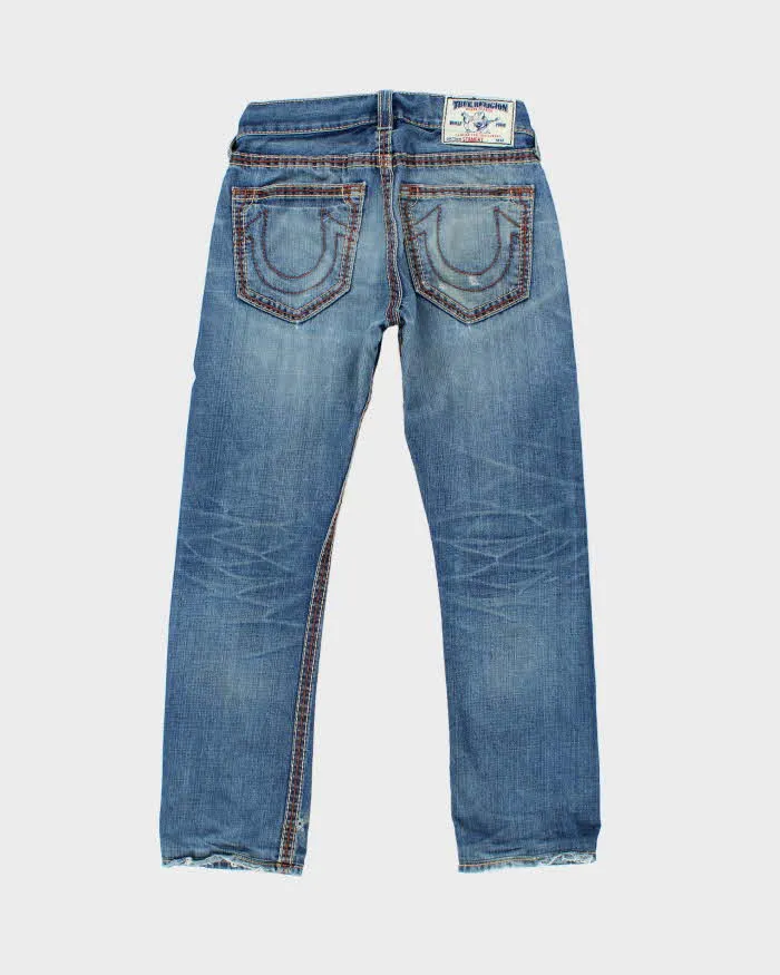 Vintage Y2K 00s True Religion Made In USA Straight Leg Denim Jeans - W32 L30 sold by Rokit product image thumbnail 2
