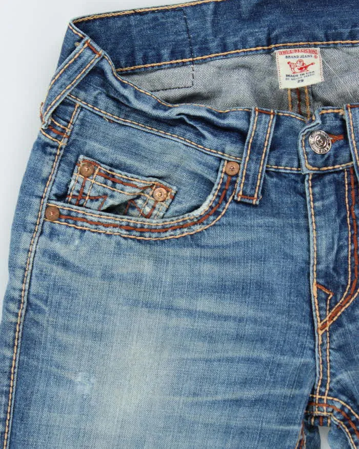 Vintage Y2K 00s True Religion Made In USA Straight Leg Denim Jeans - W32 L30 sold by Rokit product image thumbnail 4