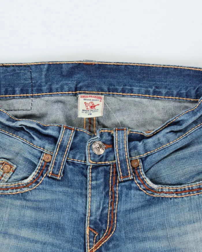 Vintage Y2K 00s True Religion Made In USA Straight Leg Denim Jeans - W32 L30 sold by Rokit product image thumbnail 3