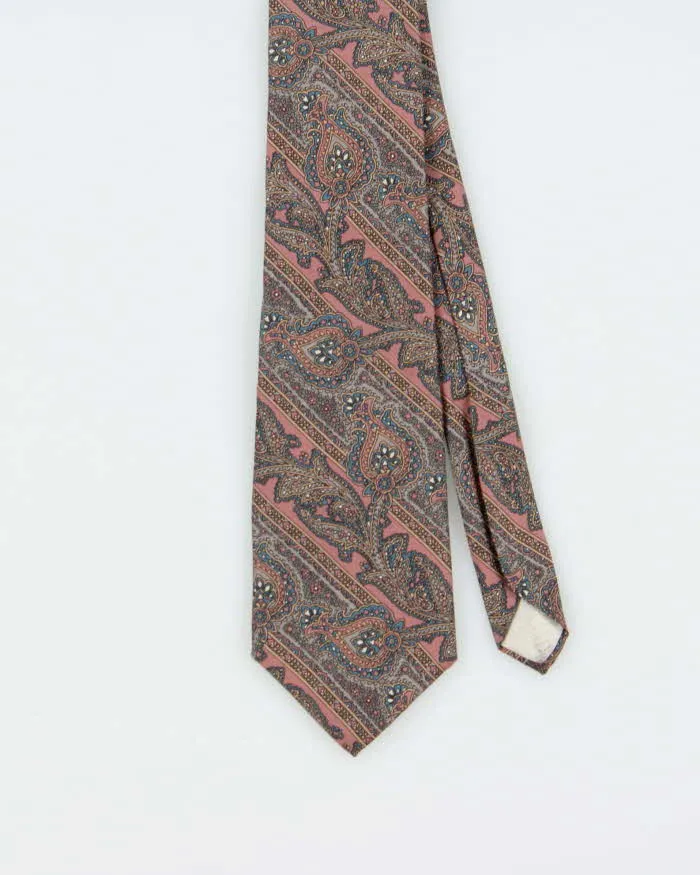 Vintage Christian Dior Paisley Pattern Silk Tie sold by Rokit product image thumbnail 2