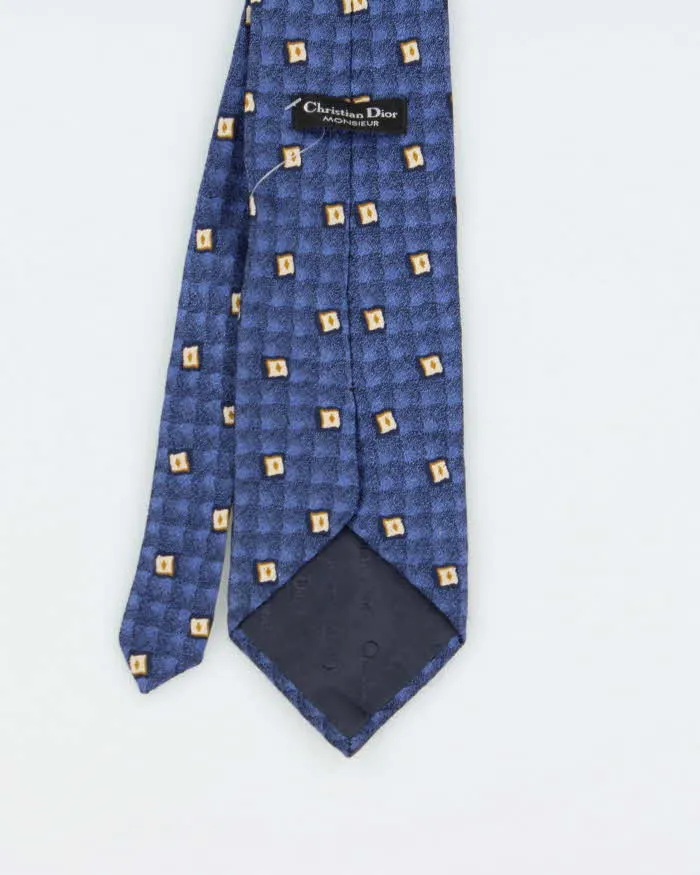 Vintage 1980s Christian Dior Patterned Silk Tie sold by Rokit product image thumbnail 3