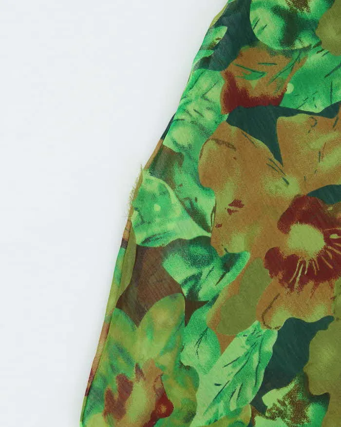 Vintage 90s 00s Kevenl Floral Ruffle Hem Dress - L sold by Rokit product image thumbnail 4