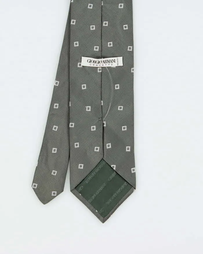 Vintage 1990s Giorgio Armani Patterned Silk Tie sold by Rokit product image thumbnail 3