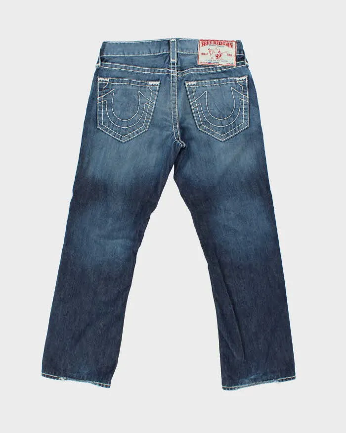 Vintage Y2K 00s True Religion Bobby Super T Made In USA Bootcut Denim Jeans - W34 L30 sold by Rokit product image thumbnail 2