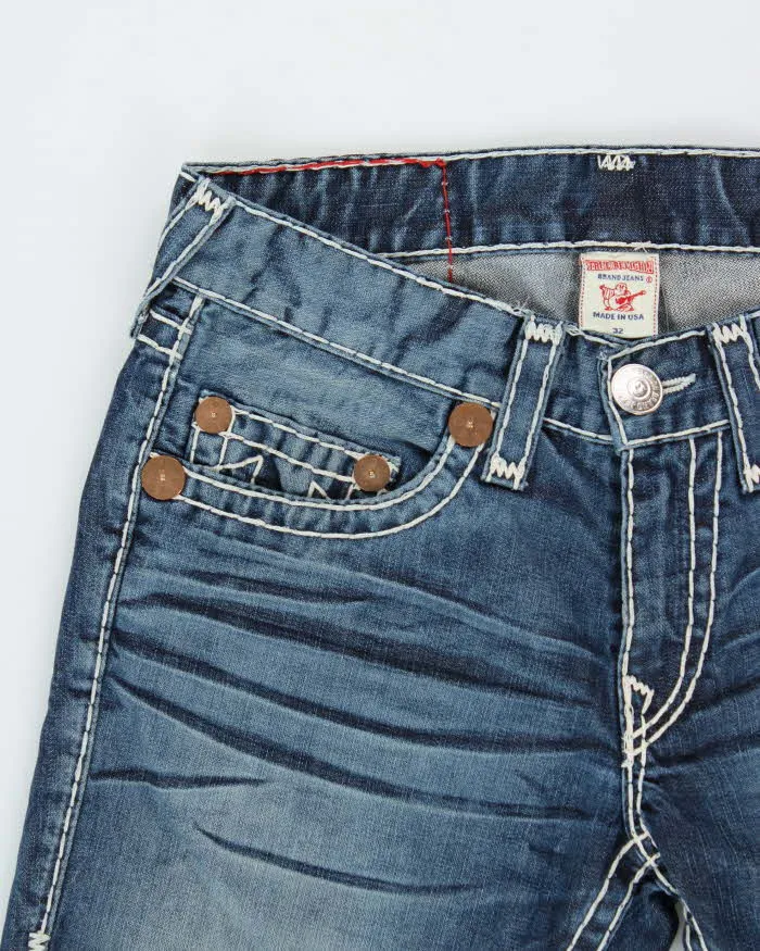 Vintage Y2K 00s True Religion Bobby Super T Made In USA Bootcut Denim Jeans - W34 L30 sold by Rokit product image thumbnail 3