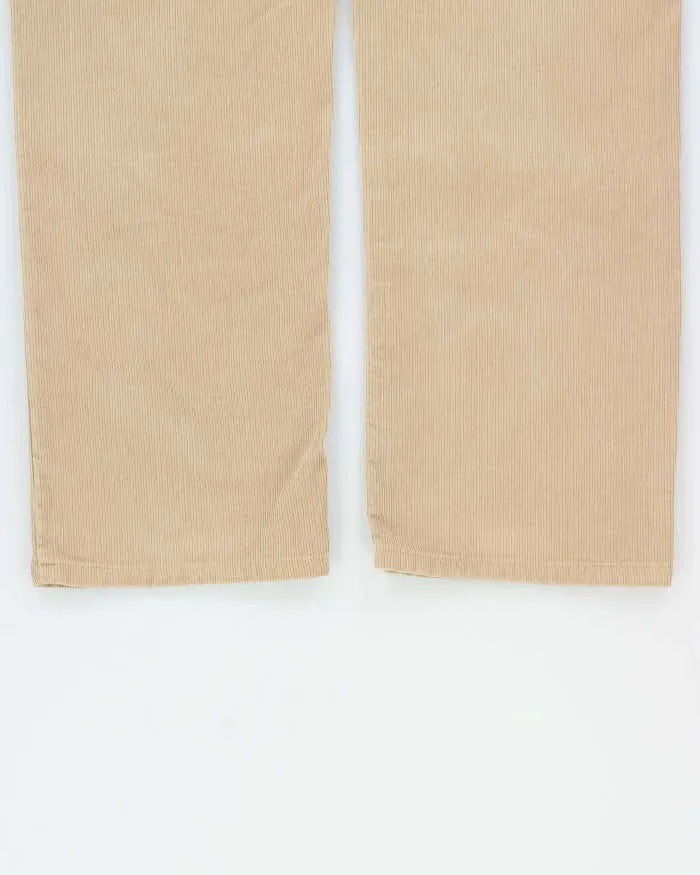 Vintage Y2K 00s Polo Ralph Lauren Relaxed Straight Leg Camel Corduroy Trousers - W31 L30 sold by Rokit product image thumbnail 5
