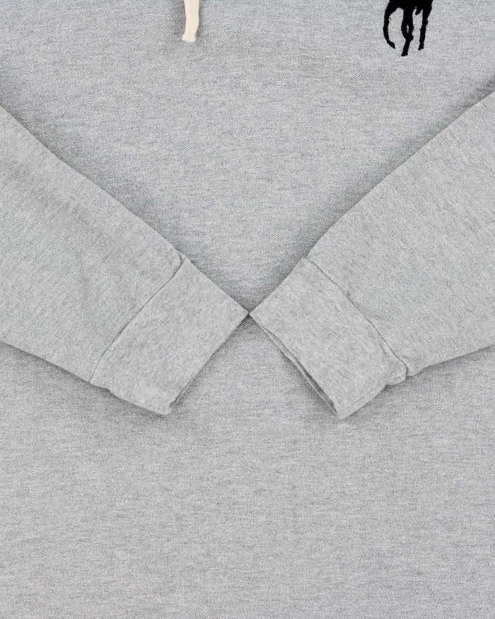 Vintage Polo Ralph Lauren Large Pony Long Sleeve Hooded Polo Shirt - XL sold by Rokit product image thumbnail 5