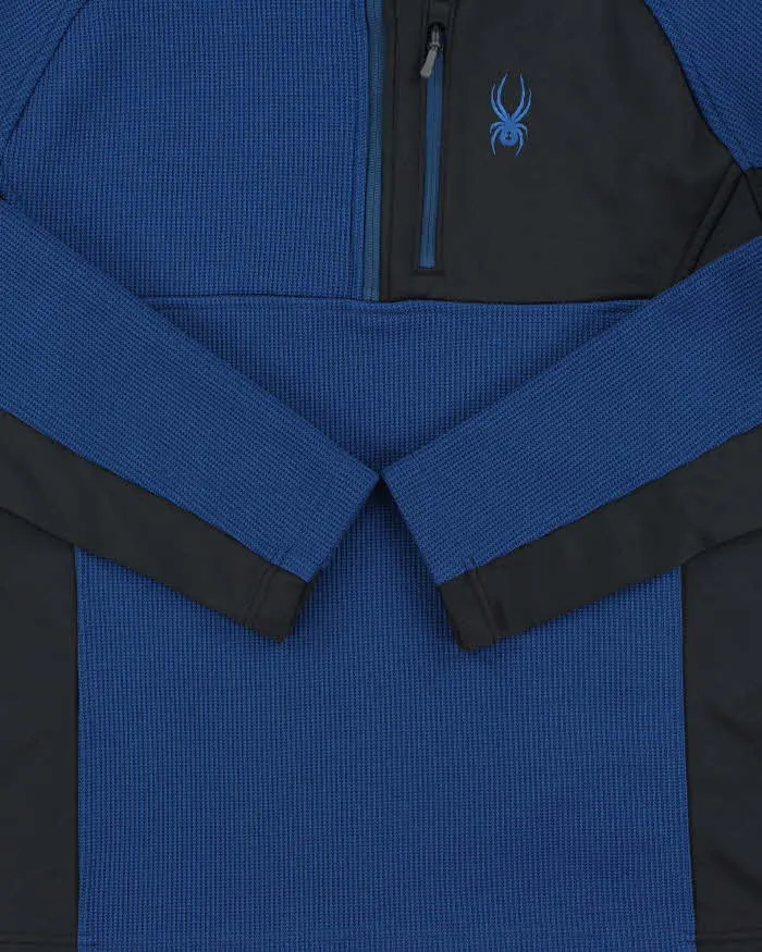 Spyder Gait Two-Tone Ribbed Quarter-Zip Technical Fleece - L sold by Rokit product image thumbnail 4