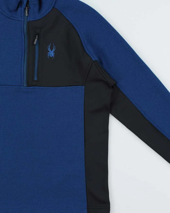 Spyder Gait Two-Tone Ribbed Quarter-Zip Technical Fleece - L sold by Rokit product image thumbnail 3