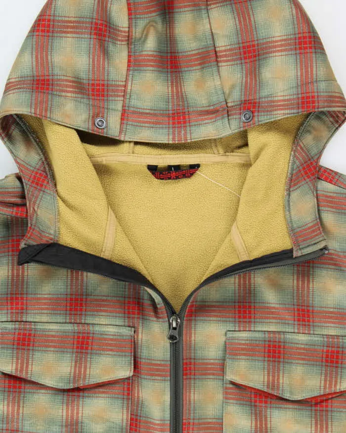 Vintage Y2K 00s Burton Biltmore System Fleece Lined Plaid Hooded Ski Jacket - L sold by Rokit product image thumbnail 5