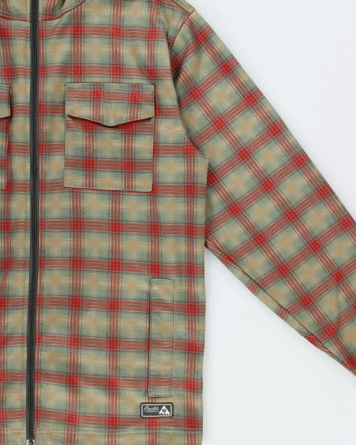 Vintage Y2K 00s Burton Biltmore System Fleece Lined Plaid Hooded Ski Jacket - L sold by Rokit product image thumbnail 3