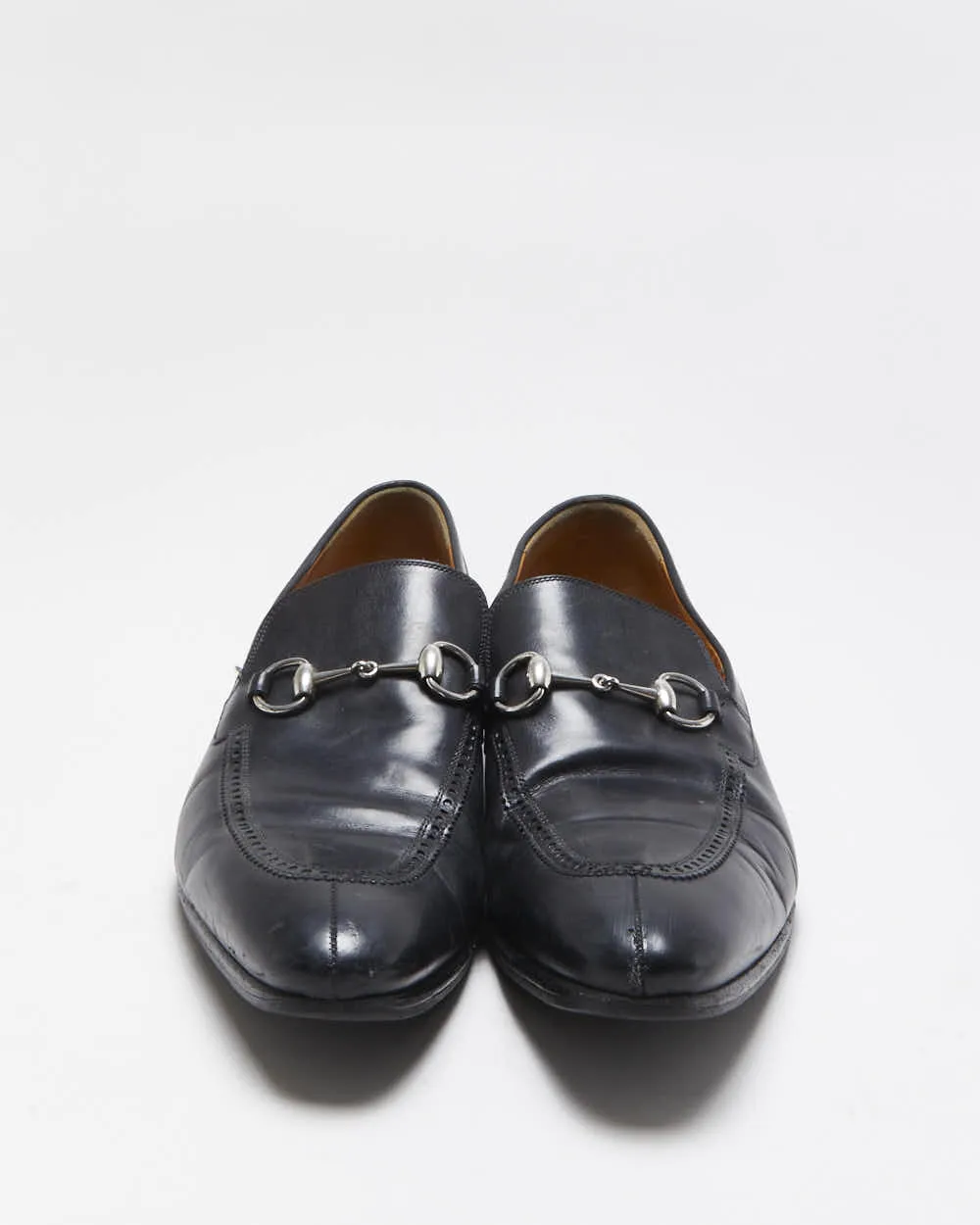 Vintage Y2K 00s Gucci Tom Ford Leather Horsebit Pointed Toe Loafers - UK 8.5 sold by Rokit product image thumbnail 3