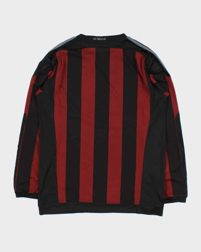 Vintage 2015-16 Adidas AC Milan FC Long Sleeve Home Shirt - L sold by Rokit product image thumbnail 2
