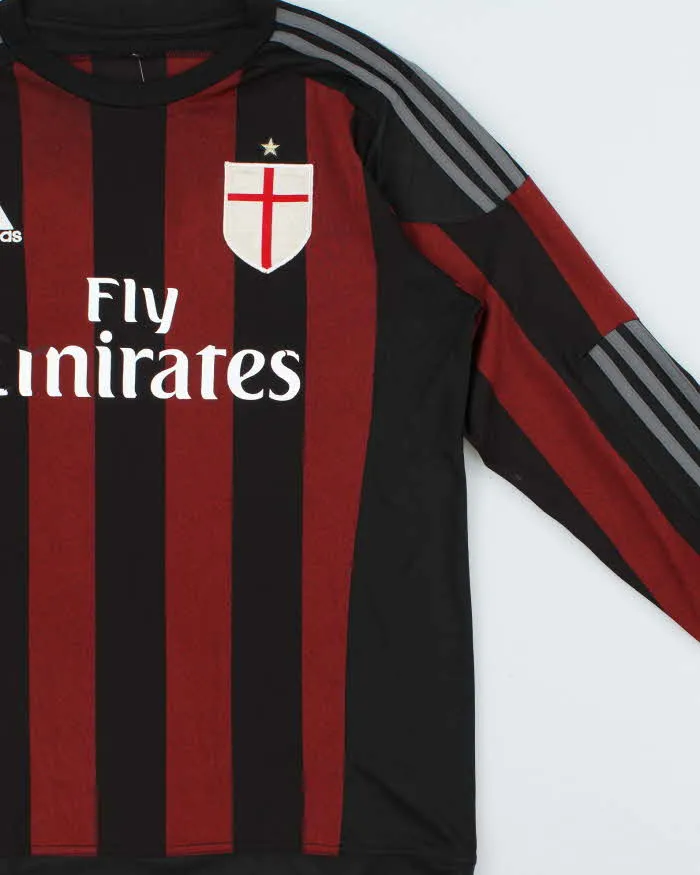 Vintage 2015-16 Adidas AC Milan FC Long Sleeve Home Shirt - L sold by Rokit product image thumbnail 3