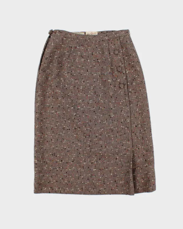 Vintage 1970s Nat Gordon Speckled Wool Skirt - XS sold by Rokit