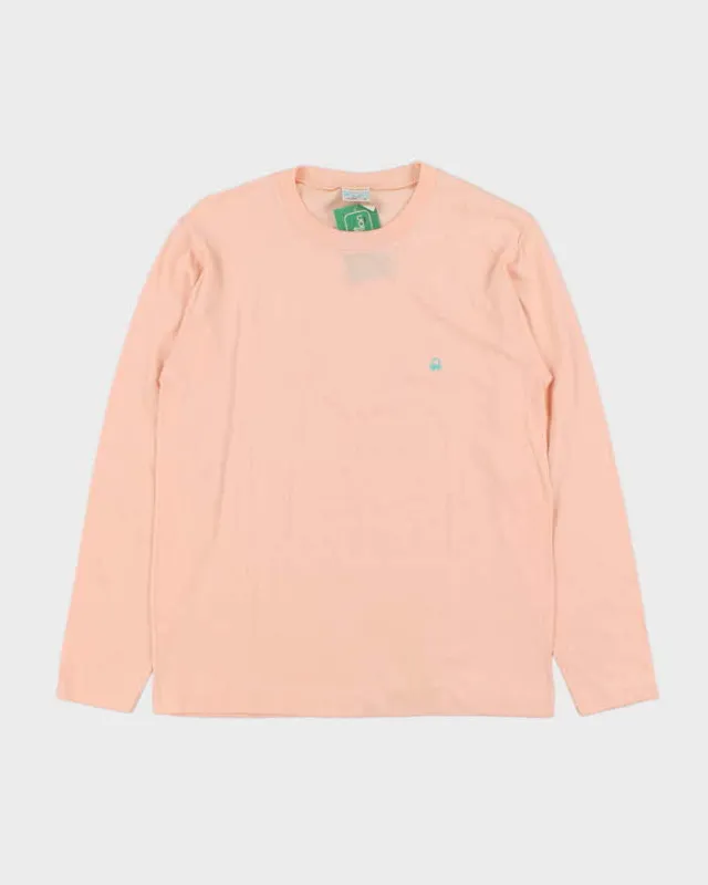 DSWT 1980s Benetton Crewneck Long Sleeve T-shirt - M made by United Colors Of Benetton