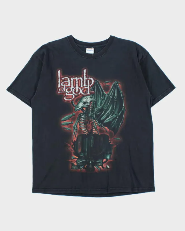 Vintage 2004 Lamb Of God Metal Crewneck T-Shirt - L made by Rokit