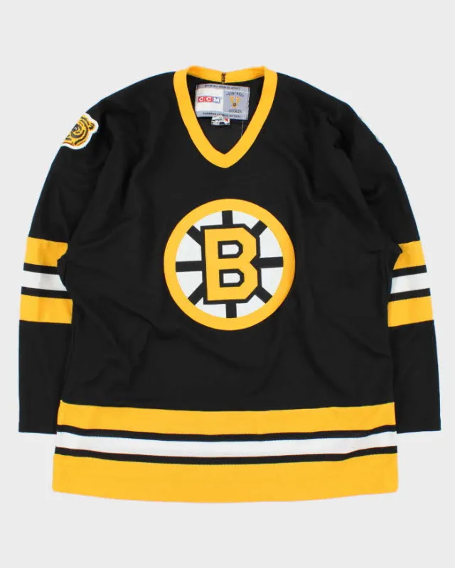 Vintage CCM '1990' Boston Bruins NHL Home Jersey - L sold by Rokit