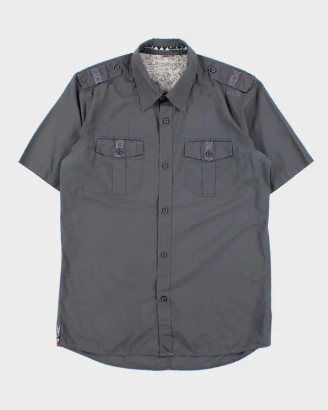 Vintage Y2K 00s Quiksilver Short Sleeve Utility Shirt - L made by Rokit