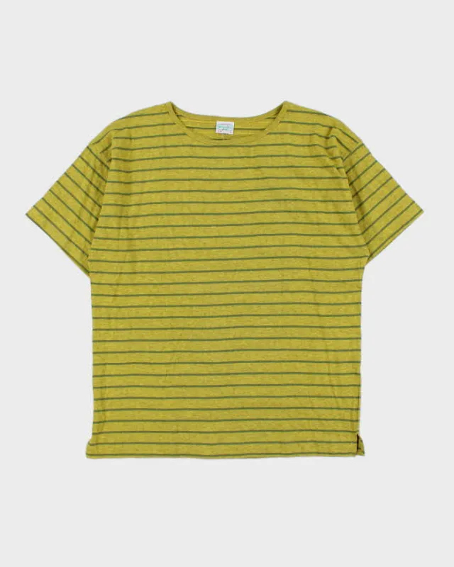 DSWT 1980s Benetton Boxy Stripe Short Sleeve T-shirt - S made by United Colors Of Benetton
