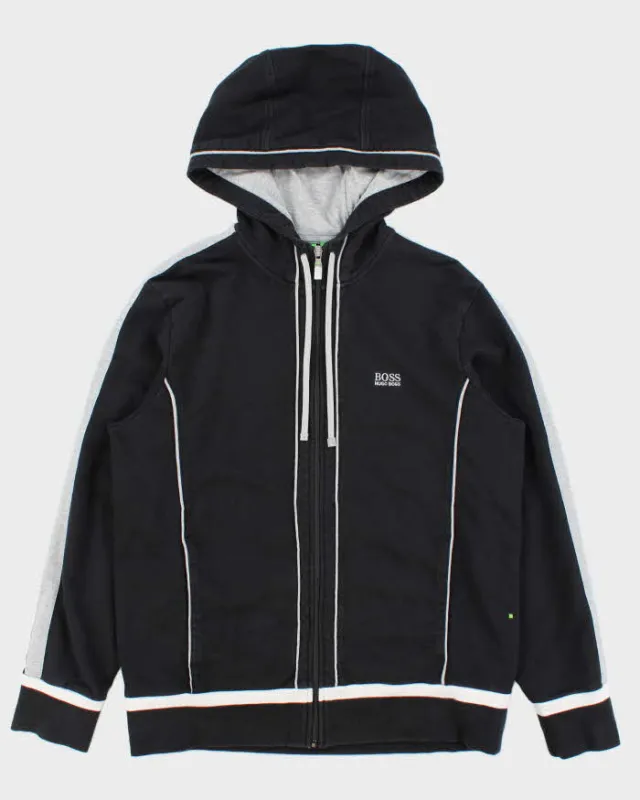 Vintage Y2K 00s Boss Hugo Boss Zip-Up Hoodie - M made by Hugo Boss