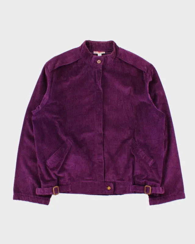 Vintage 1970s Leon Levin Women's Union Made In USA Corduroy Bomber Jacket - L sold by Rokit