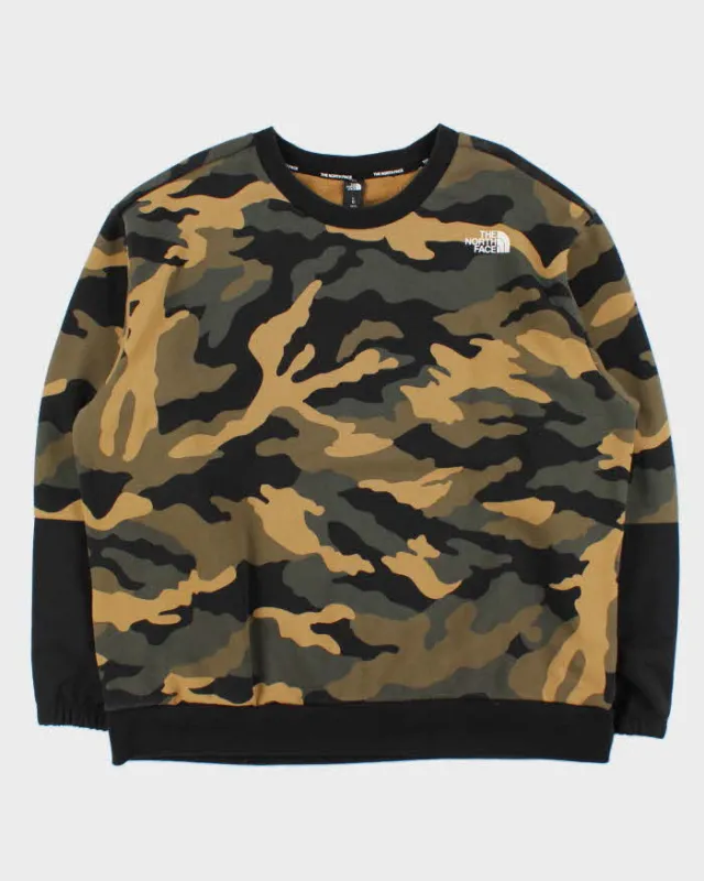 The North Face Camouflage Oversized Sweatshirt - L made by The North Face