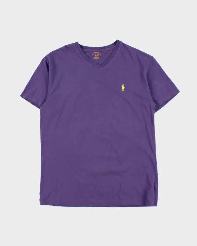 Vintage Polo Ralph Lauren Classic V-Neck T-Shirt - S made by Ralph Lauren