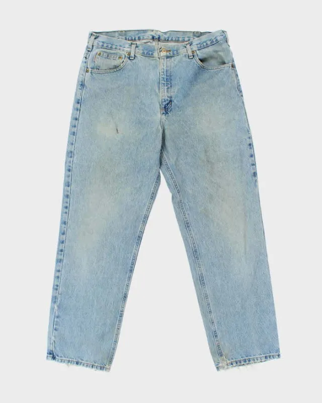 Vintage 1990s Carhartt Light Mud Wash Relaxed Straight Leg Distressed Denim Jeans - W38 L31 sold by Rokit