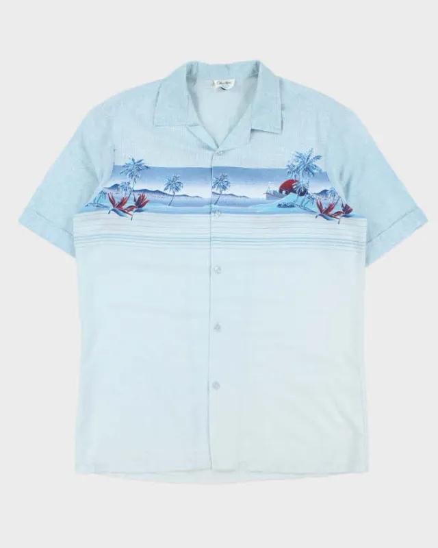 Vintage 1980s Olu Manu Made In USA Short Sleeve Hawaiian Shirt - L sold by Rokit