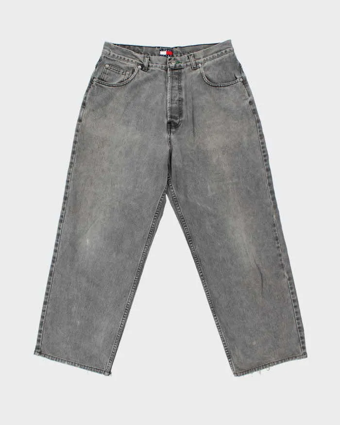 Vintage Tommy Hilfiger Super Wide Leg Jeans - W32 L28 sold by Rokit