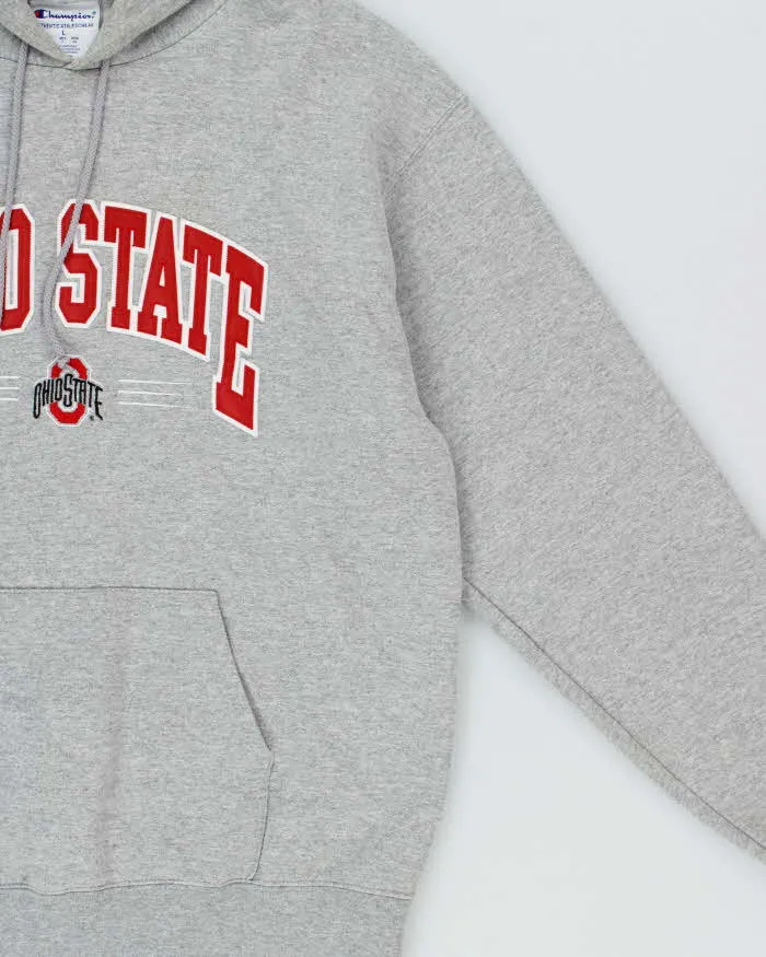 Vintage Y2K 00s Champion Ohio State Marl Grey Pullover Hoodie - L sold by Rokit product image thumbnail 3