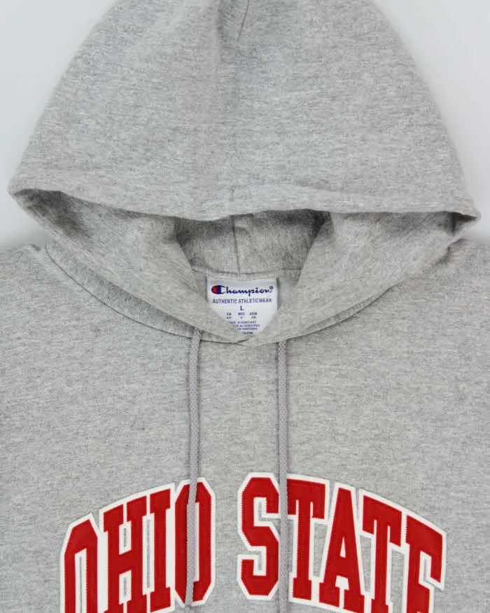 Vintage Y2K 00s Champion Ohio State Marl Grey Pullover Hoodie - L sold by Rokit product image thumbnail 5