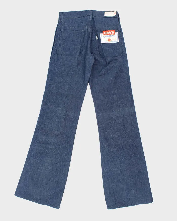 DSWT Vintage 1973 Levi's Shipmates Big E Raw Denim Women's High Waisted Flared Bell Bottom Jeans - W28 L35 sold by Rokit product image thumbnail 2