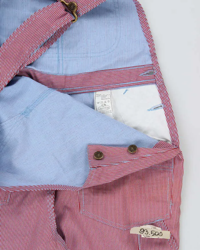 DSWT 1980s Fruit Of The Loom Pinstriped Dungarees - W30 L34 sold by Rokit product image thumbnail 3