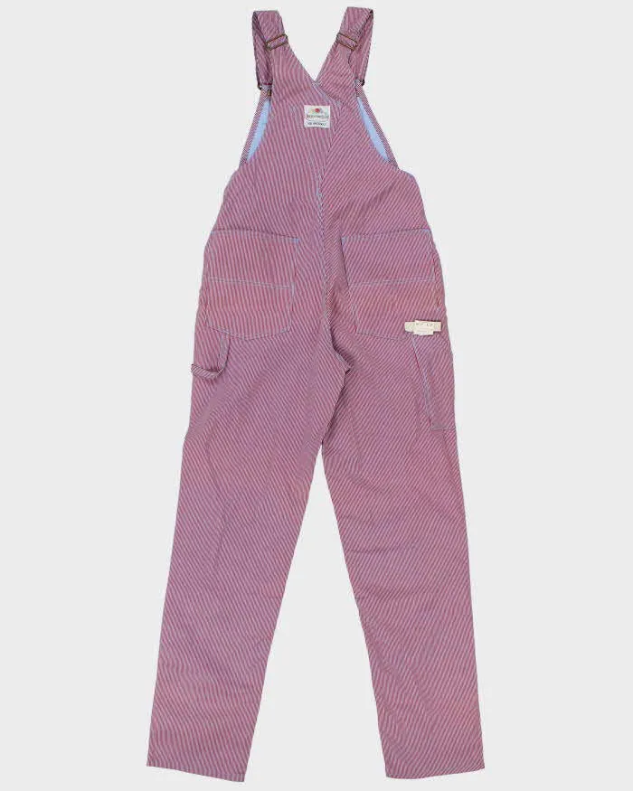 DSWT 1980s Fruit Of The Loom Pinstriped Dungarees - W30 L34 sold by Rokit product image thumbnail 2