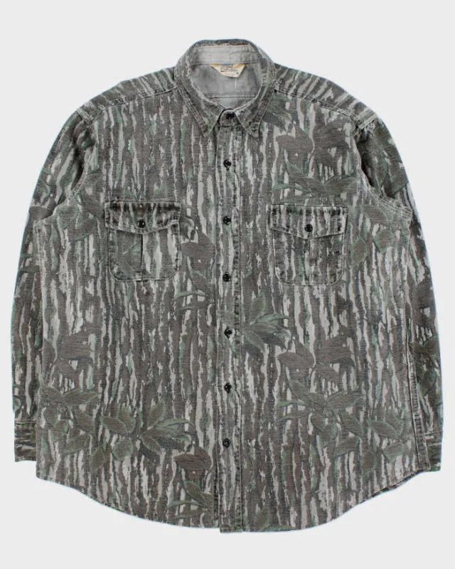 Vintage 1980s Cabela's Heavyweight Realtree Camo Long Sleeve Shirt - XXL made by Rokit