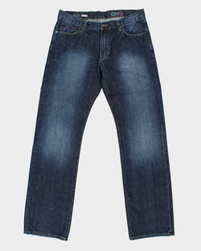 Vintage Y2K 00s DH3 Jake Indigo Selvedge Denim Relaxed Straight Leg Jeans - W36 L36 made by Rokit