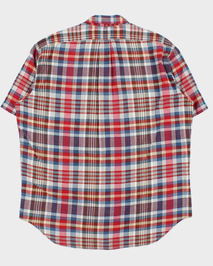 Vintage 1990s Ralph Lauren Checked Short Sleeve Shirt - XL sold by Rokit product image thumbnail 2