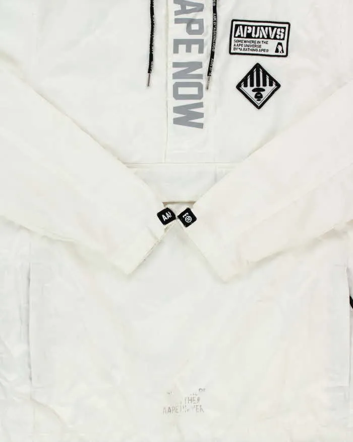 Vintage Aape By A Bathing Ape Apunvs Military 3M Camo Shell Quarter-Zip Windbreaker Jacket - L sold by Rokit product image thumbnail 4