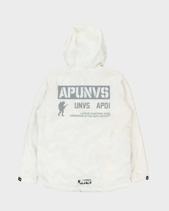 Vintage Aape By A Bathing Ape Apunvs Military 3M Camo Shell Quarter-Zip Windbreaker Jacket - L sold by Rokit product image thumbnail 2
