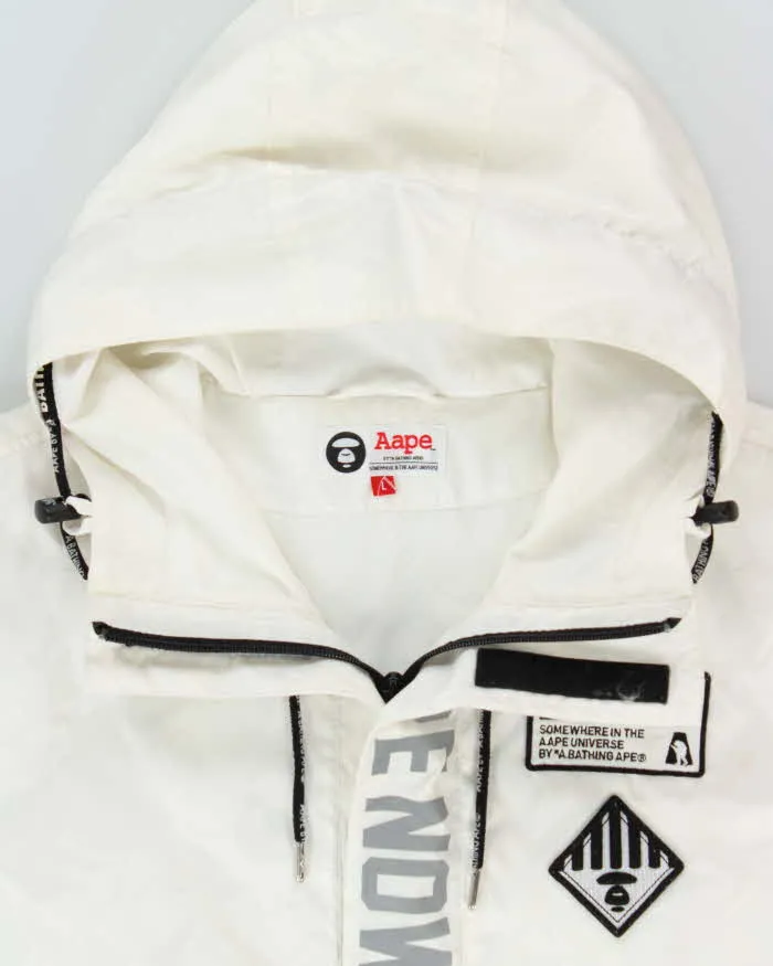 Vintage Aape By A Bathing Ape Apunvs Military 3M Camo Shell Quarter-Zip Windbreaker Jacket - L sold by Rokit product image thumbnail 5